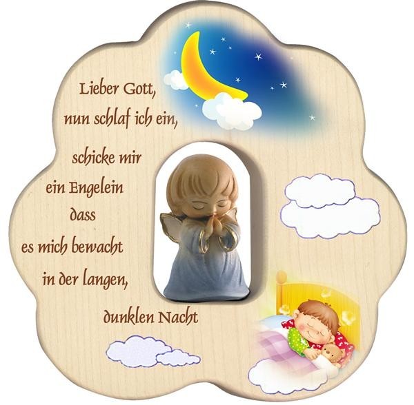 interessante schnulle Wolke mit Schutzengel GuteNacht Gebet 12 cm
