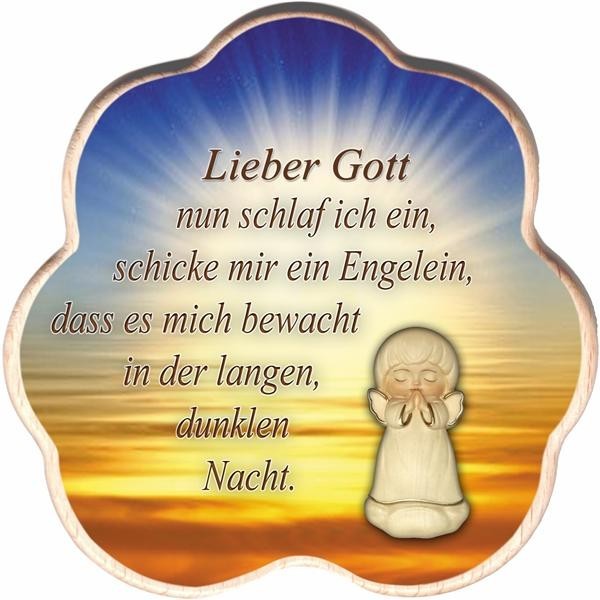 Heute Ist Die Nacht Der Schutzengel Whatsapp Schutzengel mit Gute-Nacht-Gebet 12 cm 84922